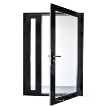 aluminum alloy  exterior door  outside door dark tinted glass door